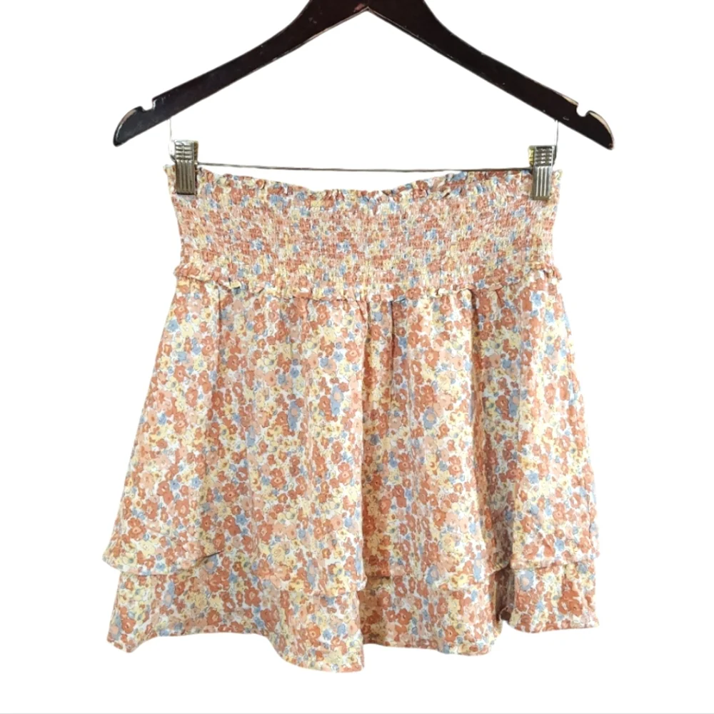 Rails Addison Tiered Mini Skirt in Multi Wildflower Cottagecore Women's M NWT - Picture 4 of 9